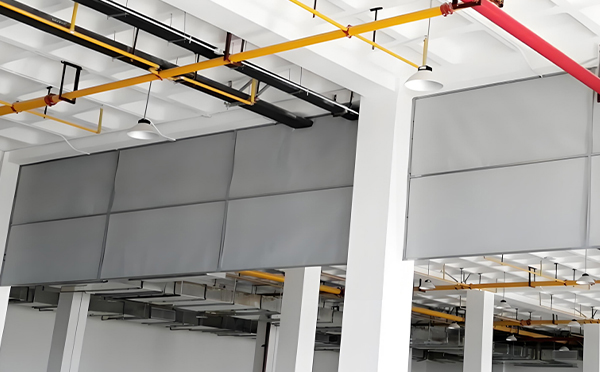 商场防烟分区常闭节点:永靖挡烟垂壁高度与控制器接线图解 商场防烟分区常闭节点:永靖挡烟垂壁高度与控制器接线图解